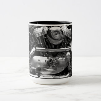 Motorrad-Motor-Tasse Zweifarbige Tasse