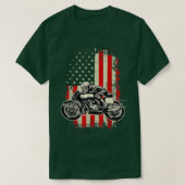 Motorrad-Motorrad-Biker-Bobber T-Shirt (Design vorne)