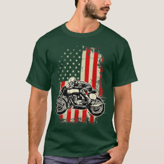 Motorrad-Motorrad-Biker-Bobber T-Shirt