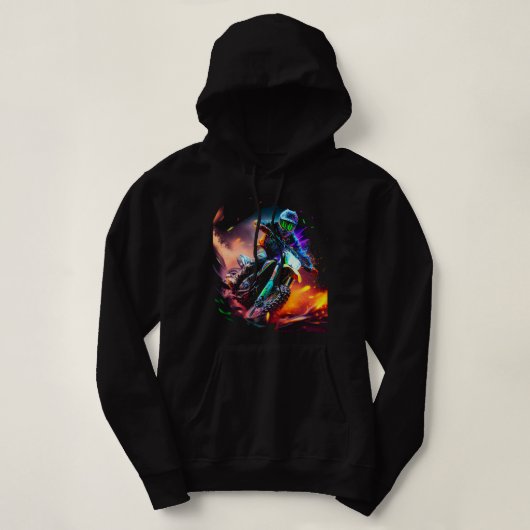 Motorrad Motorrad Enduro Motorcross Fan Hoodie (Design vorne)