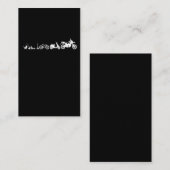 Motorrad-Motorrad-Evolution Visitenkarte (Vorne/Hinten)