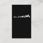 Motorrad-Motorrad-Evolution Visitenkarte (Vorderseite)