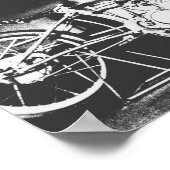Motorrad Motorrad Fahrrad Poster (Ecke)