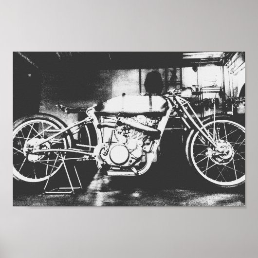 Motorrad Motorrad Fahrrad Poster (Vorne)