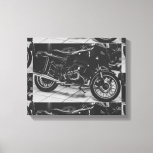Motorrad Motorrad Fahrrad Rad Canvas drucken Leinwanddruck
