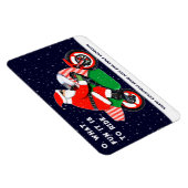 Motorrad Motorrad Fahrrad Weihnachtskarten Magnet (Rechte Seite)