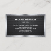 Motorrad-Motorrad-Mechanismus für Kohlenstofffaser Visitenkarte (Rückseite)