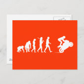 Motorrad Motorrad Moto GP Biker Evolution Postkarte (Vorne/Hinten)