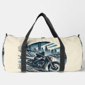 Motorrad Motorrad Motorrad Fahrrad Groß Duffle Bag (Vorderseite)