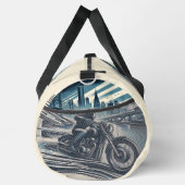 Motorrad Motorrad Motorrad Fahrrad Groß Duffle Bag (Rechts)
