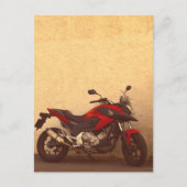 Motorrad-Motorrad-Motorrad-Rad-Fahrer Postkarte (Vorderseite)