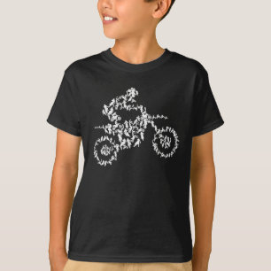 Motorrad-Motorrad-Motorrad-Silhouette T-Shirt