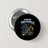Motorrad Motorrad Motorradfahrer Chopper Tw Button (Vorne & Hinten)