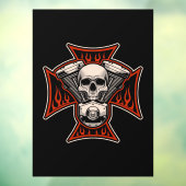 Motorrad-Motorrad-Motorradladen Fensteraufkleber (Blatt 3)