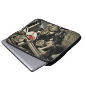 Motorrad-Motorrad-Rad-Fahrrad-Notebook-Sieb Laptopschutzhülle (Vorne Knopf)