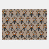 Motorrad-Motorrad-Spaß für Bulldog Geschenkpapier Set (Vorderseite 3)