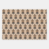 Motorrad-Motorrad-Spaß für Bulldog Geschenkpapier Set (Vorderseite 2)