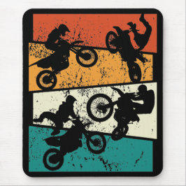 Motorrad-Motorrad "Vintag Off Road Enduro" Mousepad