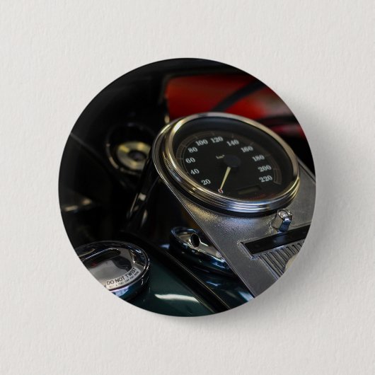 Motorrad Motorradfahrer Biker Fahrer Button (Vorderseite)