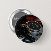 Motorrad Motorradfahrer Biker Fahrer Button (Vorne & Hinten)
