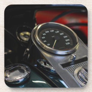 Motorrad Motorradfahrer Biker Fahrer Getränkeuntersetzer