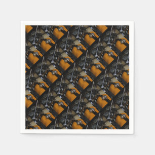 Motorrad Motorradfahrer Biker Fahrer Serviette