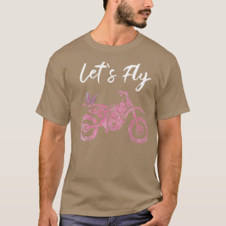 Motorrad Motorradfahrer Butterfly T-Shirt