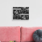 Motorrad-Motorradfahrer - Details Leinwanddruck (Insitu (Wohnzimmer))