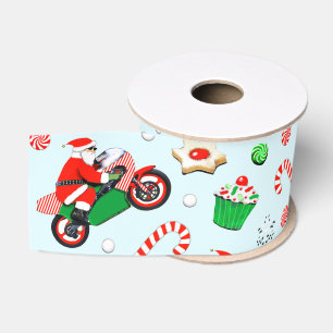 Motorrad Motorradfahrer Weihnachtsgeschenk Ripsband