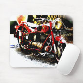 Motorrad mousepad (Mit Mouse)