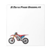 Motorrad Notizblock (Vorderseite)