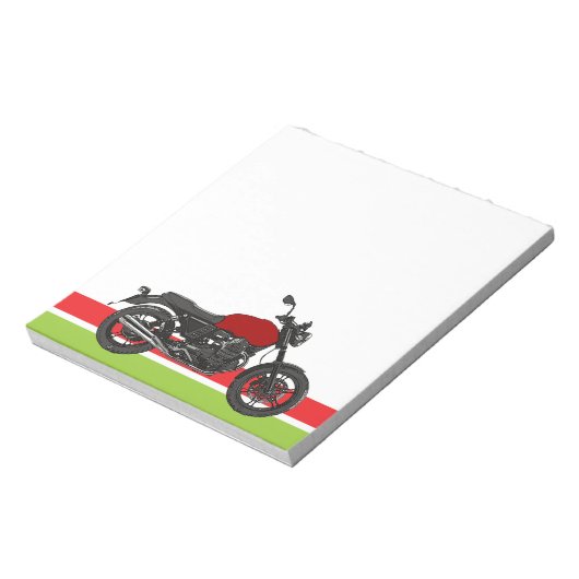 Motorrad Notizblock (Rotiert)