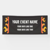 Motorrad- oder Fahrradveranstaltung Banner (Horizontal)