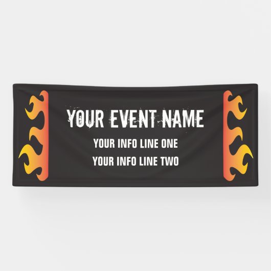 Motorrad- oder Fahrradveranstaltung Banner (Horizontal)