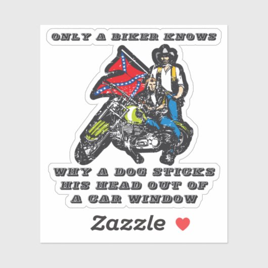 Motorrad Only a Biker knows Spruch Aufkleber (Blatt)