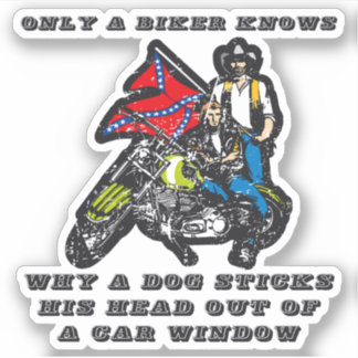 Motorrad Only a Biker knows Spruch Aufkleber