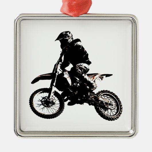 Motorrad Ornament Aus Metall (Vorne)