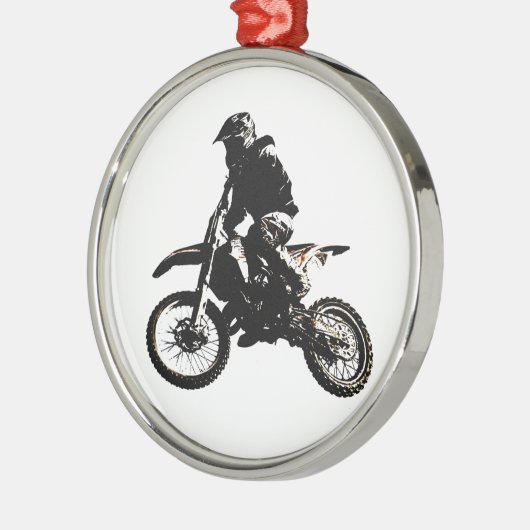 Motorrad Ornament Aus Metall (Links)