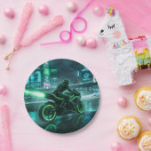 Motorrad-Papierplatten Pappteller (Party)