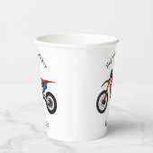 Motorrad Pappbecher (Rechts)