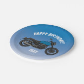 Motorrad Pappteller (Schrägansicht)