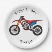 Motorrad Pappteller (Vorderseite)