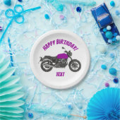 Motorrad Pappteller (Party)