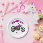 Motorrad Pappteller (Party)