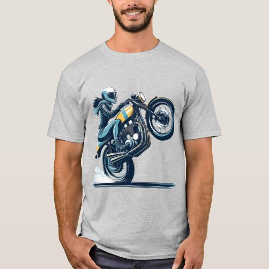 Motorrad-phantastische Motorradfahrer-Tour T-Shirt (Vorderseite)