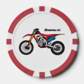 Motorrad Pokerchips (Vorderseite)