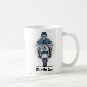 Motorrad-Polizist-Tasse Kaffeetasse