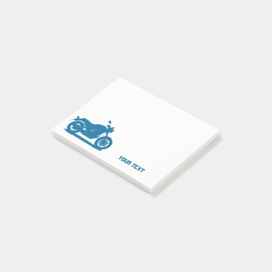 Motorrad Post-it Klebezettel (angewinkelt)
