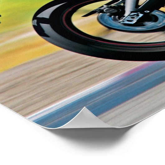 Motorrad Poster (Ecke)