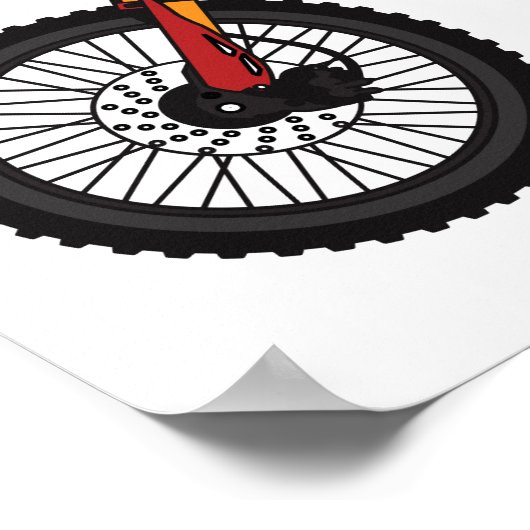 Motorrad Poster (Ecke)